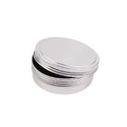 Silvery White Moistureproof 30g Aluminum Cream Jar For Cosmetics