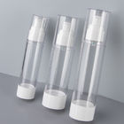 White Custom 15ml 30ml 50ml Airless Pump Bottles Eye Gel Face Serum Bottle
