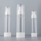 White Custom 15ml 30ml 50ml Airless Pump Bottles Eye Gel Face Serum Bottle