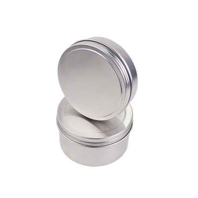 Silvery White Moistureproof 30g Aluminum Cream Jar For Cosmetics