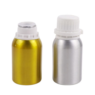 150ml 200ml 300ml Aluminum Essential Oil Bottles Screw Lid Serum Bottle With Dropper